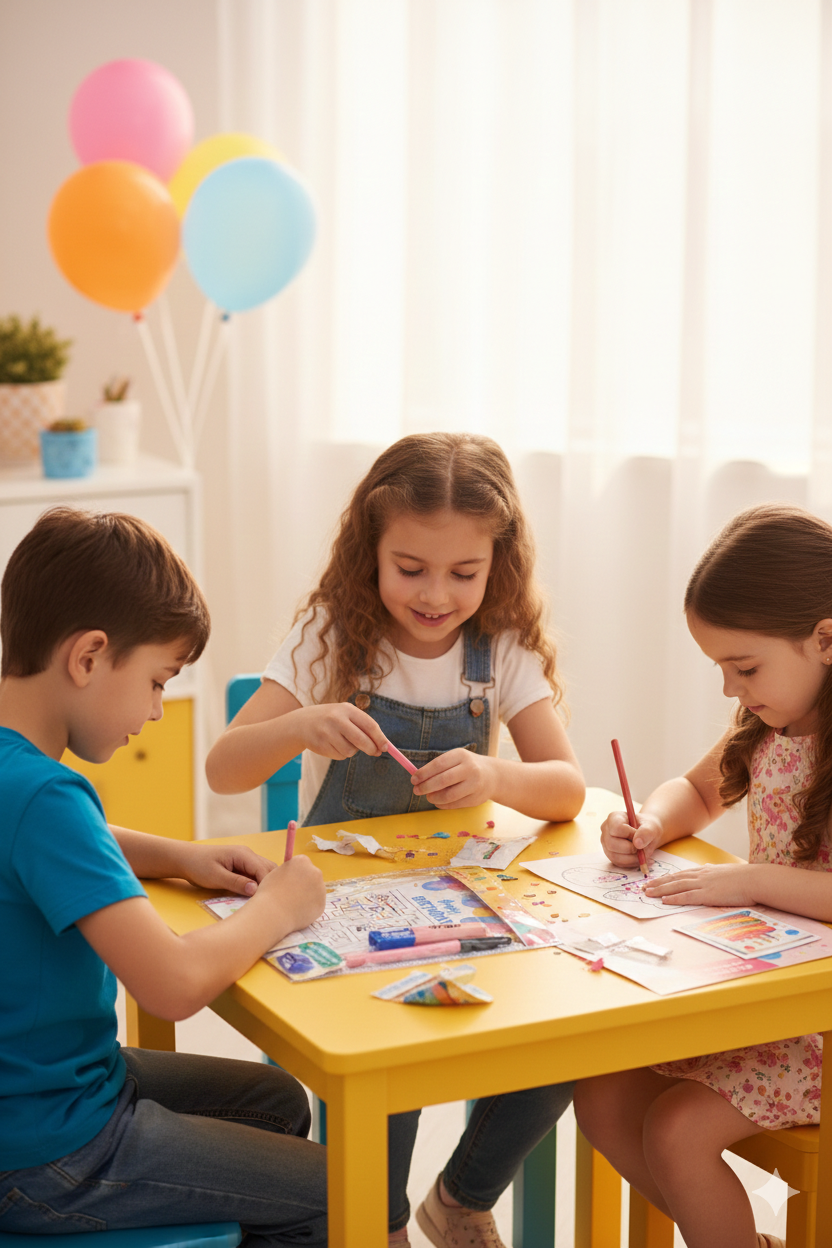 Party Bash! Birthday Maze Activity Set – Fun Return Gift for Kids (Ages 5+) | Pack of 10