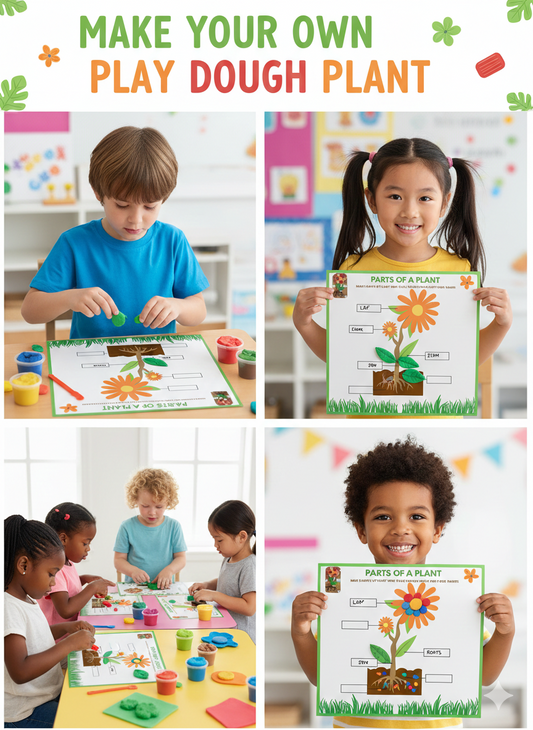 Cutykids Ultimate Educational Play Dough Mat Kit – Interactive Learning & Sensory Fun for Kids