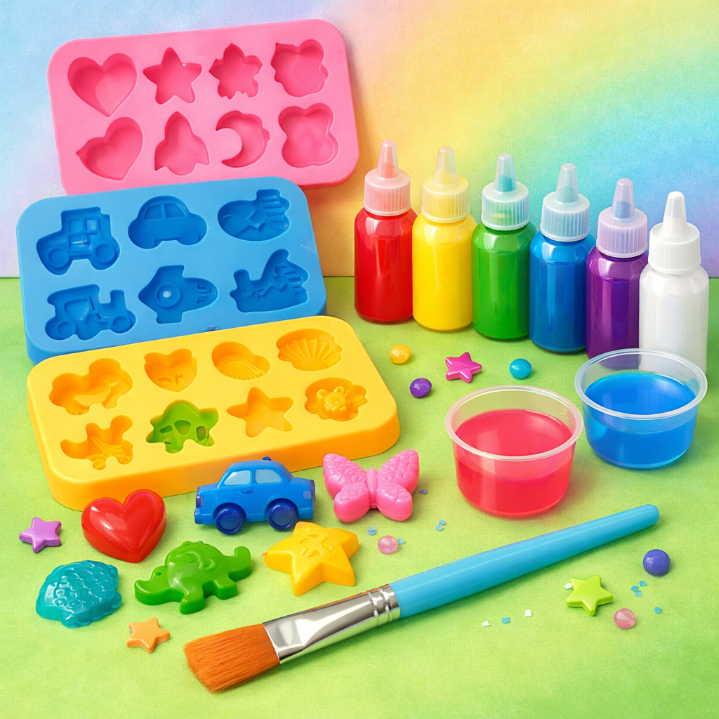 Little Artist Magnetic Mold Painting Kit – All-in-One DIY Art & Craft Set