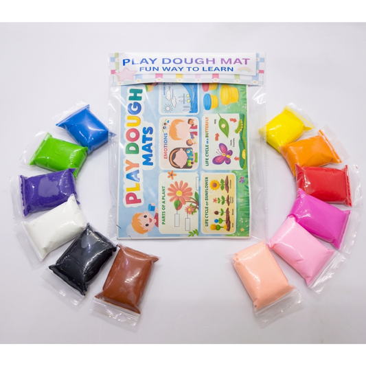 Ultimate Educational Play Dough Mat Kit – Interactive Learning & Sensory Fun for Kids