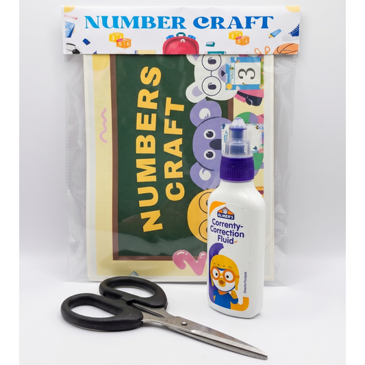 Super Numbers Craft Kit – DIY Early Learning Activity Set for Preschoolers (Numbers 1-10)