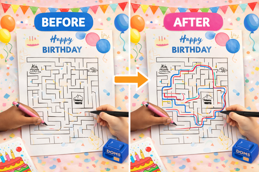 Cutykids Party Bash! Birthday Maze Activity Set – Fun Return Gift for Kids (Ages 5+)