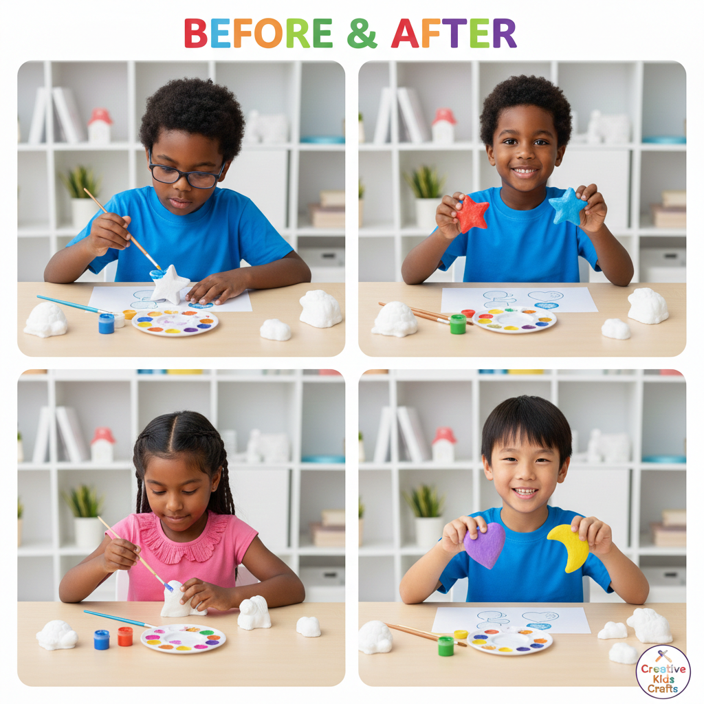 Cutykids Little Artist Mould Painting Kit – DIY Creative Art & Craft Set for Kids