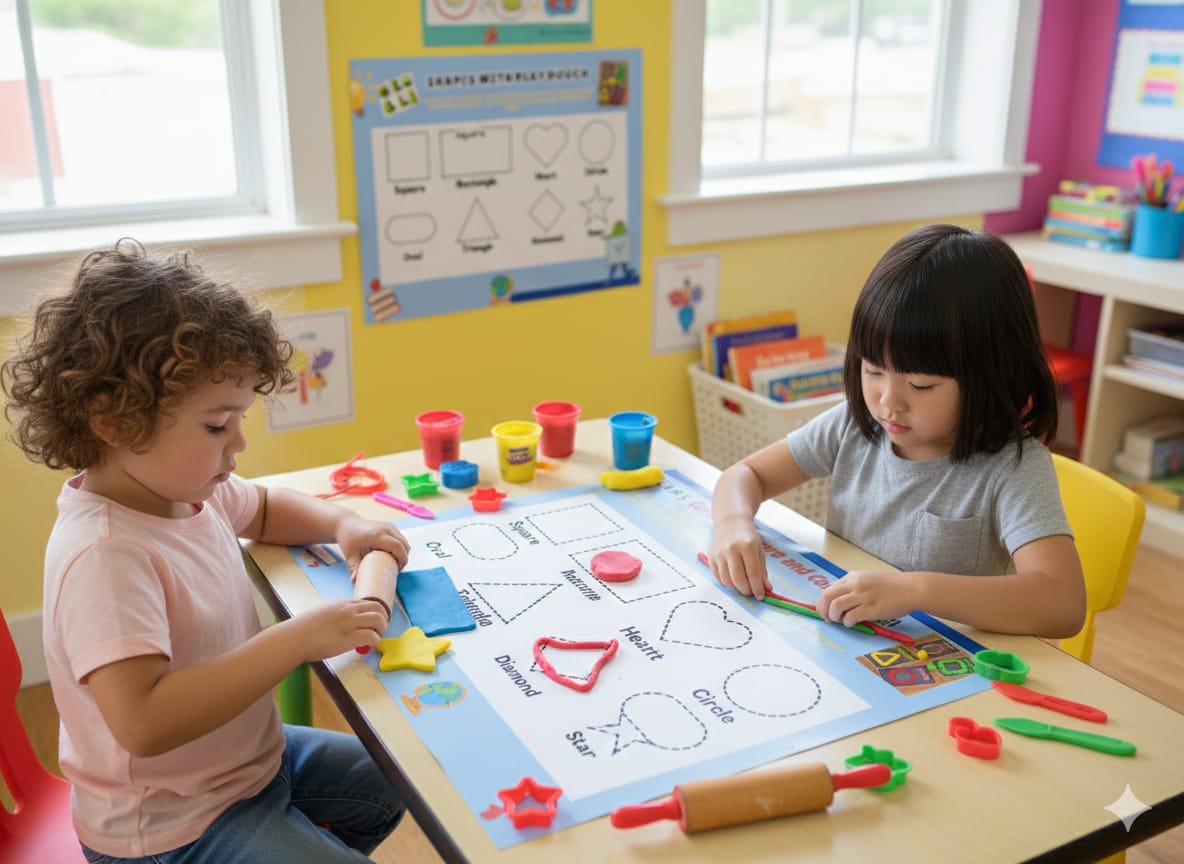 CutyKids Shapes & Numbers DIY Craft Kit – 8-in-1 Educational Activity Box for Toddlers & Kids (Ages 3+)