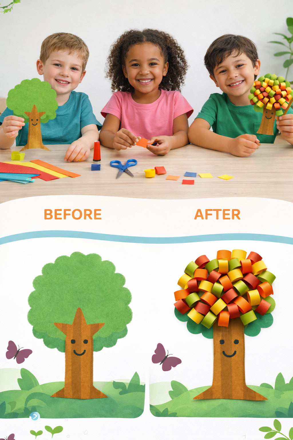 Cutykids 3-in-1 Ultimate Activity Kit Combo: STEM Engineering, Peg Painting & Paper Craft Set