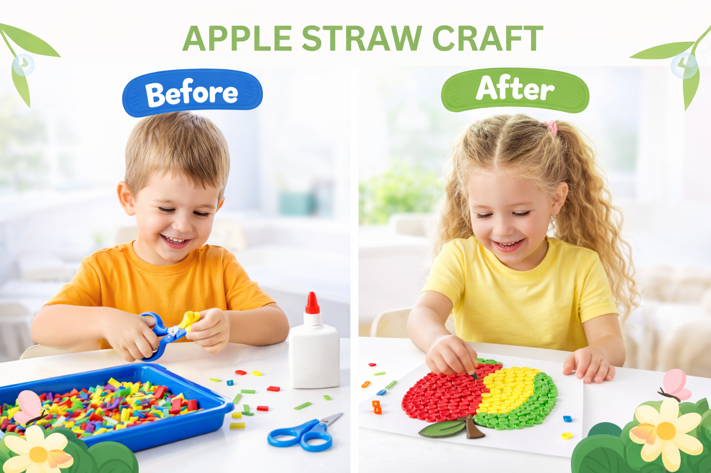 CutyKids Ultimate 6-in-1 DIY Art & Craft Activity Box – Creative Learning Kit for Kids with Paints, Crayons, and Multi-Craft Materials