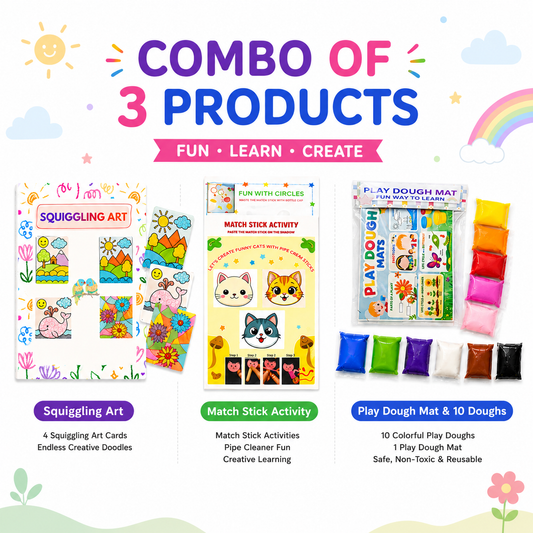 3-in-1 Creative Kids Activity Combo