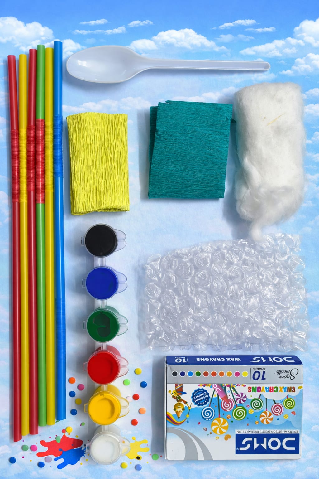 CutyKids Ultimate 6-in-1 DIY Art & Craft Activity Box – Creative Learning Kit for Kids with Paints, Crayons, and Multi-Craft Materials