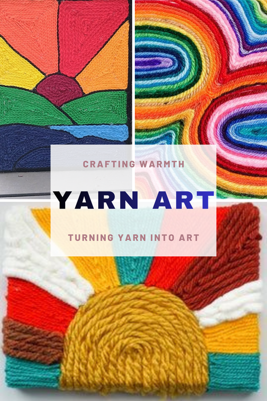 Cutykids Premium Yarn Art Craft Kit – DIY Texture Painting & Weaving Set for Kids – Fun & Easy Creative Activity for Boys & Girls